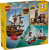 laiva - LEGO Creator 3-in-1 Legendinis piratų laivas 31387 - 16 nuotrauka