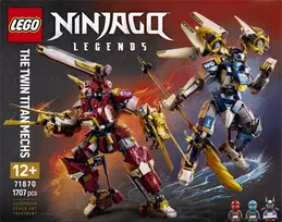 lego konstruktoris - LEGO Ninjago Dvyniai titanų mechai 71870 - 8 nuotrauka