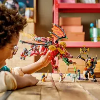 transformuojamas - LEGO Ninjago Wyldfyre transformuojamas drakonas-robotas 71868 - 3 nuotrauka