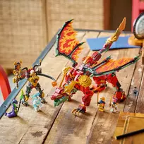 transformuojamas - LEGO Ninjago Wyldfyre transformuojamas drakonas-robotas 71868 - 4 nuotrauka
