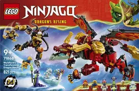 transformuojamas - LEGO Ninjago Wyldfyre transformuojamas drakonas-robotas 71868 - 5 nuotrauka