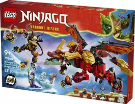 transformuojamas - LEGO Ninjago Wyldfyre transformuojamas drakonas-robotas 71868 - 8 nuotrauka