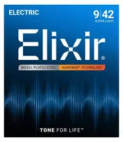 elektrinis elops - Elixir Stygos el. gitarai Eliksyras 12002 Nanoweb 9-42 - 3 nuotrauka