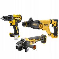 dewalt dewalt combo - DeWALT DCK327P2T, 18V XR Combo komplektas (DCD791 + DCH263 + DCG405), 2x5.0Ah, TSTAK - 3 nuotrauka