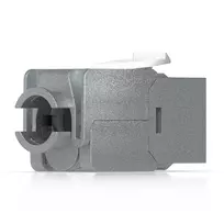 metalinai - Ubiquiti UACC-Keystone-Jack-C6A Cat6A Keystone Jack 12-pack Juodas (Black) - 3 nuotrauka