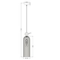 pakabinami sviestuvai senukai - Šviestuvas kabinamas Light Prestige Piega LP-939/1P, 1 x E14, 40 W, Baltas (White) - 2 nuotrauka