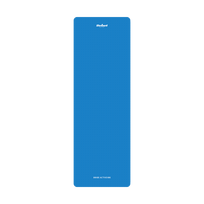 fitneso kilimelis - Gymnastic mat for yoga, pilates, fitness, 183x61cm, thickness 6mm, TPE material, blue, REBEL ACTIVE - 5 nuotrauka