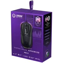 lorgar - LORGAR MSA10, Ultralight Wired Gaming Mouse Advanced, black | LRG-MSA10-BK - 2 nuotrauka
