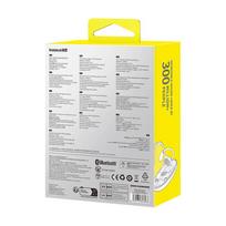 ausines bluetooth - Baseus Eli Sport 1 balta (White) - 3 nuotrauka