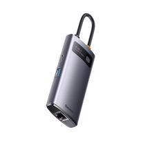 adapteris baseus - Baseus Metal Gleam Series Hub adapteris 4in1 USB-C iki 4x USB 3.0 - 4 nuotrauka