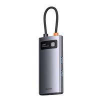 adapteris baseus - Baseus Metal Gleam Series Hub adapteris 4in1 USB-C iki 4x USB 3.0 - 5 nuotrauka