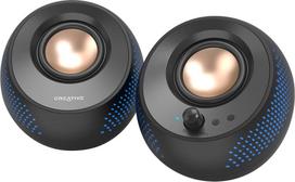 koloneles 2.0 - Creative Pebble X 2.0 Black (Juodos) - 2 nuotrauka