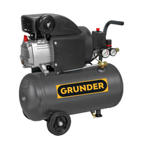 oro kompresoriai - Grunder RC2/24 2HP 24L - 3 nuotrauka