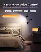led floor - Govee H60B2 Medžio formos toršeras RGBWWIC, 1500 lm - 4 nuotrauka