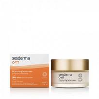 drekinantis kremas veidui - Drėkinamasis veido kremas SESDERMA C-VIT 50ml - 2 nuotrauka