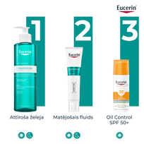 matinis veido kremas - EUCERIN veido fluidas DERMOPURE CLINICAL MAT, 40 ml - 2 nuotrauka