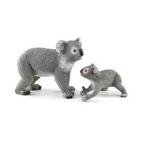 koala mama - Žaislinė figūrėlė Schleich Wild Life Koala Mother And Baby 42566, pilka - 3 nuotrauka