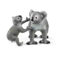 koala mama - Žaislinė figūrėlė Schleich Wild Life Koala Mother And Baby 42566, pilka - 4 nuotrauka