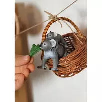 koala mama - Žaislinė figūrėlė Schleich Wild Life Koala Mother And Baby 42566, pilka - 6 nuotrauka