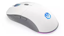 gaming mouse wireless white - Endorfy GEM Plus Wireless Onyx White (Balta) - 2 nuotrauka