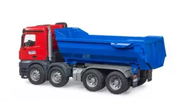 bruder - BRUDER Mercedes Benz Arocs Halfpipe savivartis, 03621, Mėlyna (Blue) - 3 nuotrauka