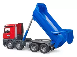 bruder - BRUDER Mercedes Benz Arocs Halfpipe savivartis, 03621, Mėlyna (Blue) - 5 nuotrauka