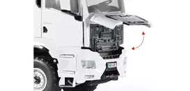 sunkvezimio su priekaba - WIKING MAN TGS 18.510 4x4 BL 2 ašių traktorius (Baltas - White) - 3 nuotrauka