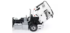 sunkvezimio su priekaba - WIKING MAN TGS 18.510 4x4 BL 2 ašių traktorius (Baltas - White) - 7 nuotrauka