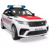 greitoji pagalba - BRUDER Range Rover Velar greitosios pagalbos automobilis su vairuotoju, balta (White) 1:16 - 2 nuotrauka