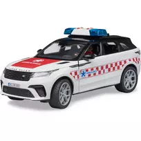 greitoji pagalba - BRUDER Range Rover Velar greitosios pagalbos automobilis su vairuotoju, balta (White) 1:16 - 3 nuotrauka