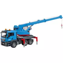 kranas - BRUDER MAN TGS Kranas mėlynas (Blue) 03771 - 2 nuotrauka