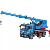 kranas - BRUDER MAN TGS Kranas mėlynas (Blue) 03771 - 3 nuotrauka
