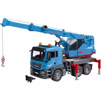 kranas - BRUDER MAN TGS Kranas mėlynas (Blue) 03771 - 4 nuotrauka