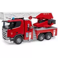 vandens siurblys - Bruder Scania Super Fire Engine 560R, balta/raudona - 2 nuotrauka