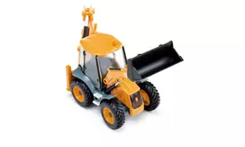 modely - SIKU SUPER JCB 4CX Backhoe Loader, Geltona (Yellow) - 2 nuotrauka