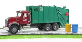 bruder siuksliaveze - BRUDER 1:16 šiukšliavežis MACK, 02812 - 6 nuotrauka