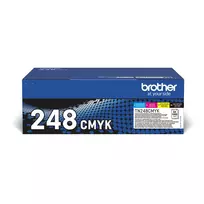 brother hl - Brother TN-248VAL, Originali kasetė (Juoda, Žydra, Rausvai raudona, Geltona) - 4 nuotrauka