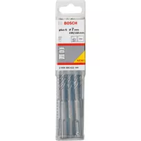graztas betonui 100 100 - SDS-plus-5 grąžtas (S4L) Bosch 7 x 100 x 165 mm, 10 vnt. - 2 nuotrauka