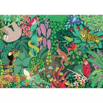puzzle deliones 1000 - Ravensburger Magical Rain Forest, 20 x 40 cm, 1000 det. - 4 nuotrauka
