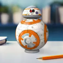 3d puzzle - Ravensburger 3D Puzzleball Star Wars BB-8, 99 det. - 3 nuotrauka