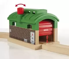 gelezinkeliams - BRIO RAILWAY traukinio garažas, 33574000 - 3 nuotrauka