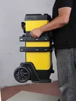 irankiu deze stanley - Stanley 1-95-621 įrankių dėžė Juoda, Geltona - 9 nuotrauka