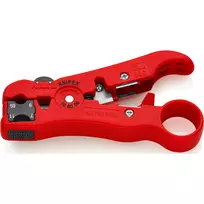 koaksialinis kabelis - Nužievinimo įrankis koaksialiniams kabeliams Knipex 16 60 06 - 4 nuotrauka