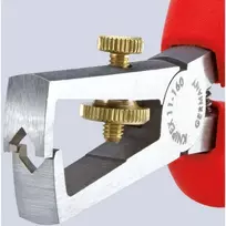 laidu izoliacijos reples - Laidų nuizoliavimo replės KNIPEX 1102 - 3 nuotrauka