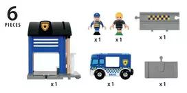 gelezinkel - BRIO policijos stotis, 33813 - 6 nuotrauka