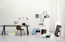 zaislu deze - Daiktadėžė LEGO Storage Brick 4, pilka (Grey), 25 x 25 x 25 cm - 2 nuotrauka