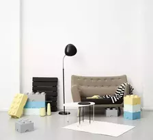 zaislu deze - Daiktadėžė LEGO Storage Brick 4, pilka (Grey), 25 x 25 x 25 cm - 5 nuotrauka