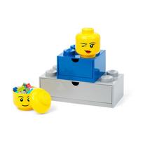 lego galva - LEGO Boy Storage Head Small 40311725 - 4 nuotrauka