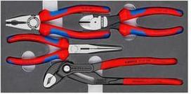 knipex pliers - KNIPEX Plokščių replių komplektas 00 20 01 V15, 4 vnt. - 2 nuotrauka