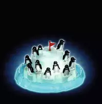 plastikinis stalas - Stalo žaidimas Ravensburger Plitsch Platsch Penguins 21325, EN - 3 nuotrauka
